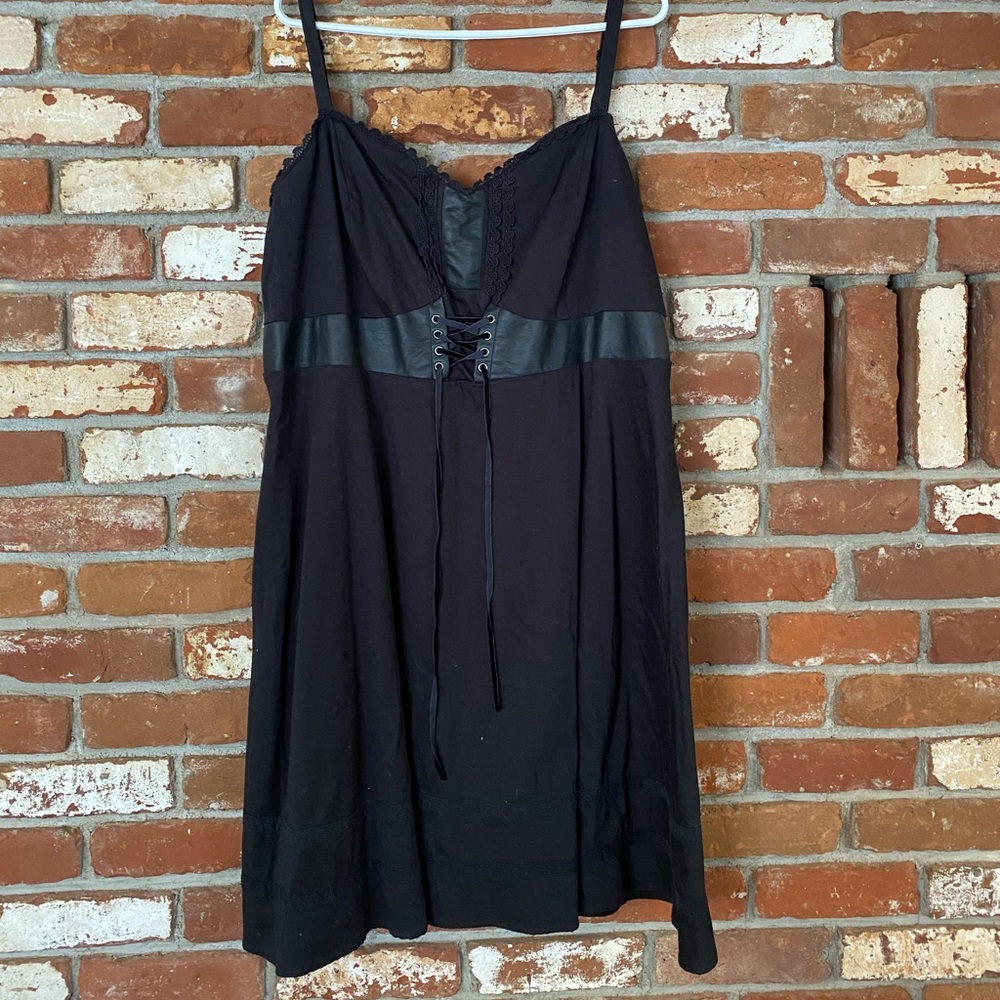 Black swing dress